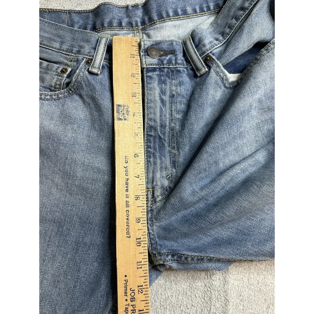 Levi's 505 Jeans Mens 34x29 (34x23) Medium Wash Blue Straight Leg Denim Workwear